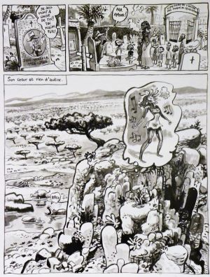 Planche originale Le Landais Volant tome 1 - p°44