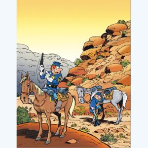 Affiche Remonte à cheval ; Lambil ; 40x50 Affiche Remonte à cheval ; Lambil ; 40x50