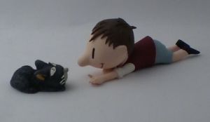 Figurine Le petit Nicolas et le Chat