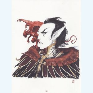 Affiche Elfe et diable ; Ledroit ; 30x40