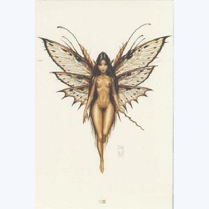 Affiche Fée n°2 Viviane ; Ledroit ; 20x30