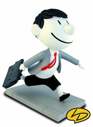 Figurine le petit nicolas avec son cartable, monochrome