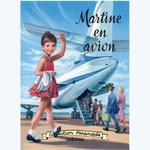 Affiche Martine en avion ; Marlier ; 50x70