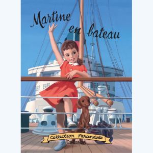 Affiche Martine en bateau ; Marlier ; 50x70