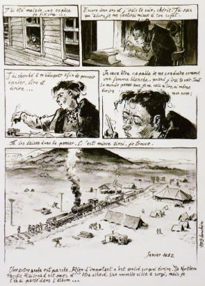 Planche originale Martha Jane Cannary 1877-1903 tome 3 - p°36