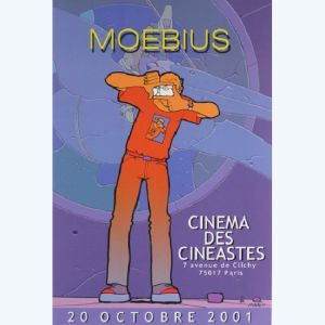 Affiche Cinéma des cinéastes ; Moebius ; 40x60