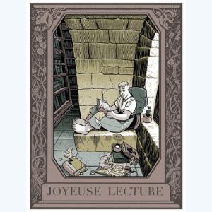 Sérigraphie Joyeux Lecture ; Medley Linda ; Signée & Numérotée 77 ex. ; 33,5x44,5