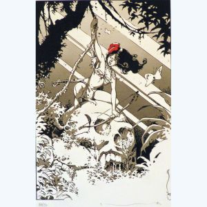 Sérigraphie n°54 ; Michetz ; Signée & Numérotée 80 ex. ; 30x42