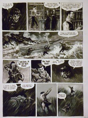Planche originale Terre de Feu ; p°36