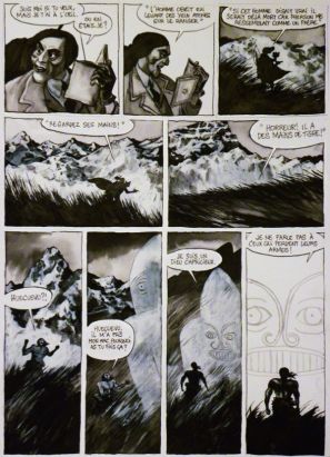Planche originale Terre de Feu ;  p°63