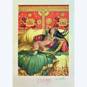 Affiche Djinn ; Mirallès ; 50x70