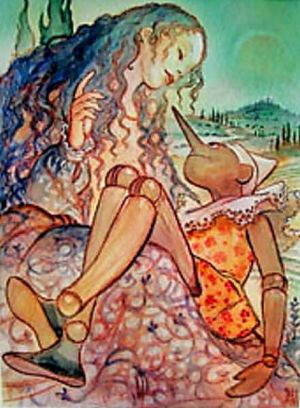 Affiche Pinocchio ; Manara ; 60x80