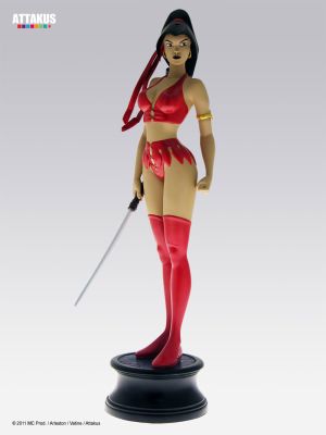 figurine Cixi rouge