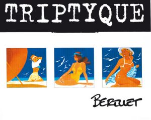 Portfolio Berthet triptyque - Pin-up - Signé & Numéroté 1000ex. - 24x30
