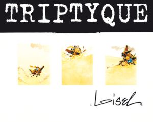 Pochette Loisel Triptyque l'avion - Loisel - Signé & Numéroté 1000ex. - 24x30