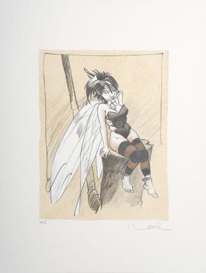 Lithographie Clochette 1 - Loisel - Signée & Numérotée 300ex. - 30x40