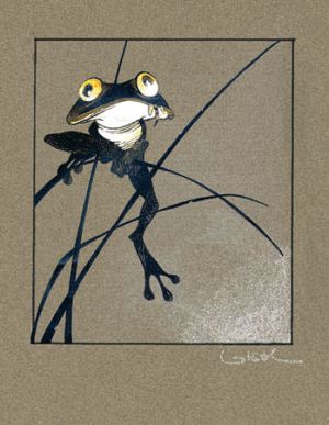Affiche La grenouille - Loisel - 18x24