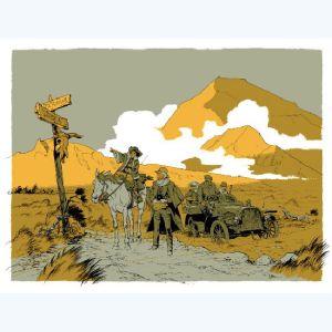 Sérigraphie Patagonie ; Rossi ; Bonhomme ; Signée & Numérotée 111 ex. ; 40x50