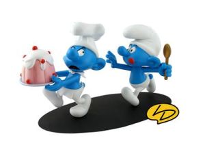 Figurine les schtroumpfs la gourmandise