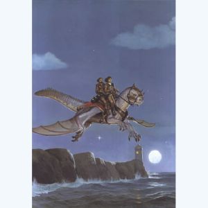 Affiche Le Mercenaire ; Segrelles ; 50x70