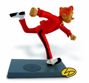 Figurine spirou, la course poursuite Figurine spirou, la course poursuite
