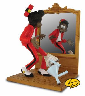 Figurine spirou, le rayon noir