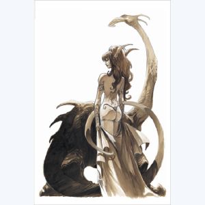 Affiche Dragon ; Tarquin ; Arleston ; Signée ; 40x60 Affiche Dragon ; Tarquin ; Arleston ; Signée ; 40x60