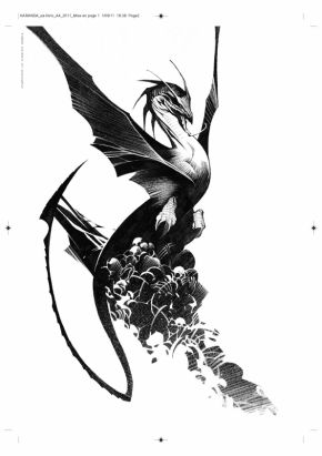 Affiche Dragon N°11 ; Varanda ; Signée  ; 21x29,7