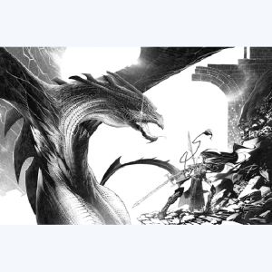 Affiche Dragon N°3 ; Varanda ; Signée & Numérotée 350 ex. ; 50x70