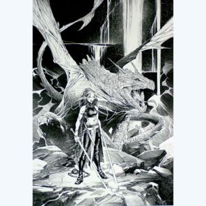 Affiche Dragon N°4 ; Varanda ; Signée & Numérotée 280 ex. ; 50x70
