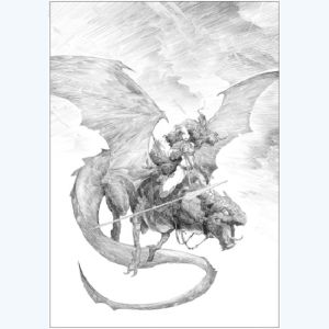 Affiche Dragon N°8 ; Varanda ; Signée & Numérotée 200 ex. ; 50x70