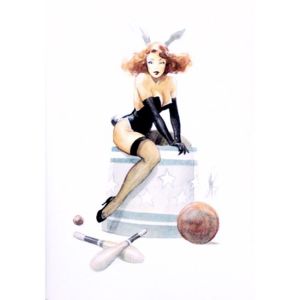 Affiche Image du Portfolio PIN UP ; Varanda ; Signée & Numérotée 99 ex. ; 21x29