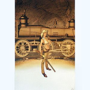 Affiche Angele Train ; Vatine  ; 50x70