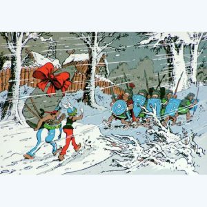 Sérigraphie Hommage à Uderzo ; Walthéry ; Signée & Numérotée 120 ex. ; 30x40 Sérigraphie Hommage à Uderzo ; Walthéry ; Signée & Numérotée 120 ex. ; 30x40