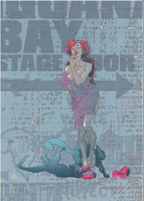 Affiche Lipstick ; Wendling ; 50x70