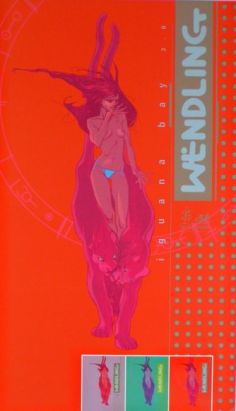 Affiche Lipstick Rouge - Wendling (50x70)