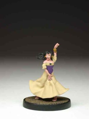 Figurine Hermine peinte