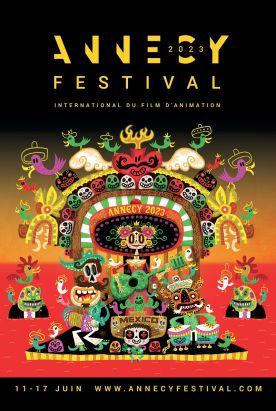 Affiche Festival Animation Annecy 2023 sans logos (40x60 cm)