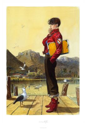 Affiche Gibrat numérotée et signée