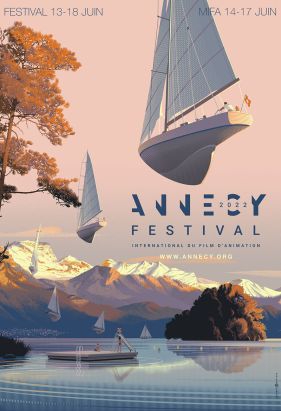 Affiche Festival Animation Annecy 2022 40x60