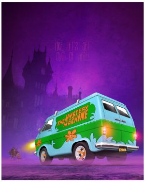 Affiche Banncars - Scoobydoo