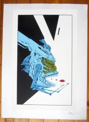 Sérigraphie originale signée et numérotée Philippe Druillet