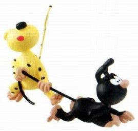 Figurine Marsupilami - Petits Marsupilami jouent