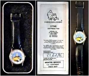  Montre Tintin Citime "au Congo"