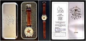 Montre Tintin Citime "crabe aux pinces d'or"