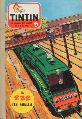 (Recueil) Tintin (Album du journal - Édition française) tome 34 - Tintin album du journal (éd. 1958)
