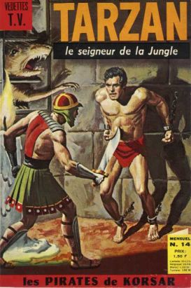 Tarzan (3e Série - Sagédition) (Vedettes T.V.) tome 14 - Les pirates de Korsar (éd. 1969)