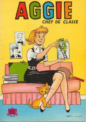 Aggie (SPE) tome 20 - Aggie chef de classe (éd. 1974)
