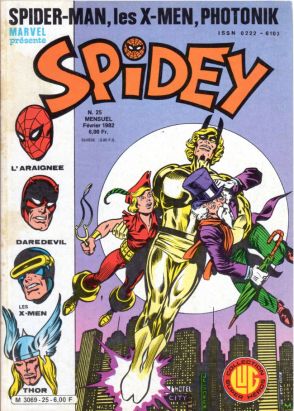 Spidey tome 25 - Spidey 25 (éd. 1982)
