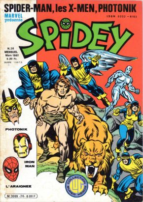 Spidey tome 26 - Spidey 26 (éd. 1982)